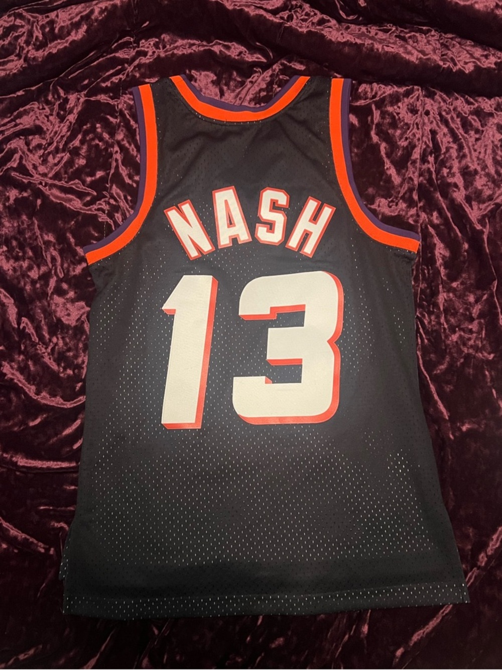 Phoenix Suns Women’s M Steve Nash #13 Black & Orange Jersey